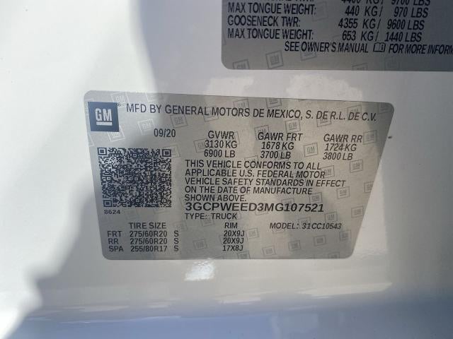 2021 Chevrolet Silverado 1500 LTZ Texas Edition
